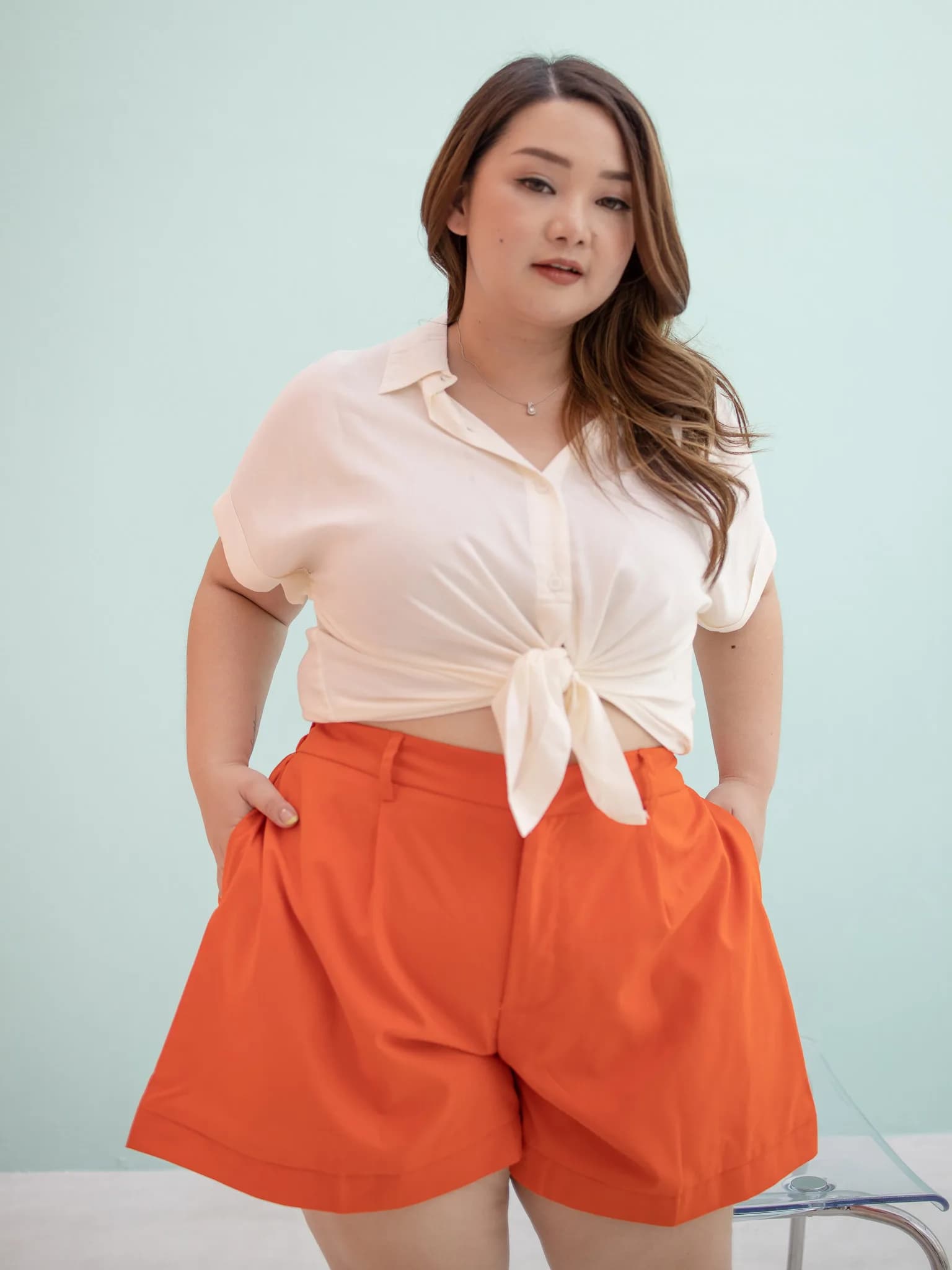 Coco Shorts Pants Orange