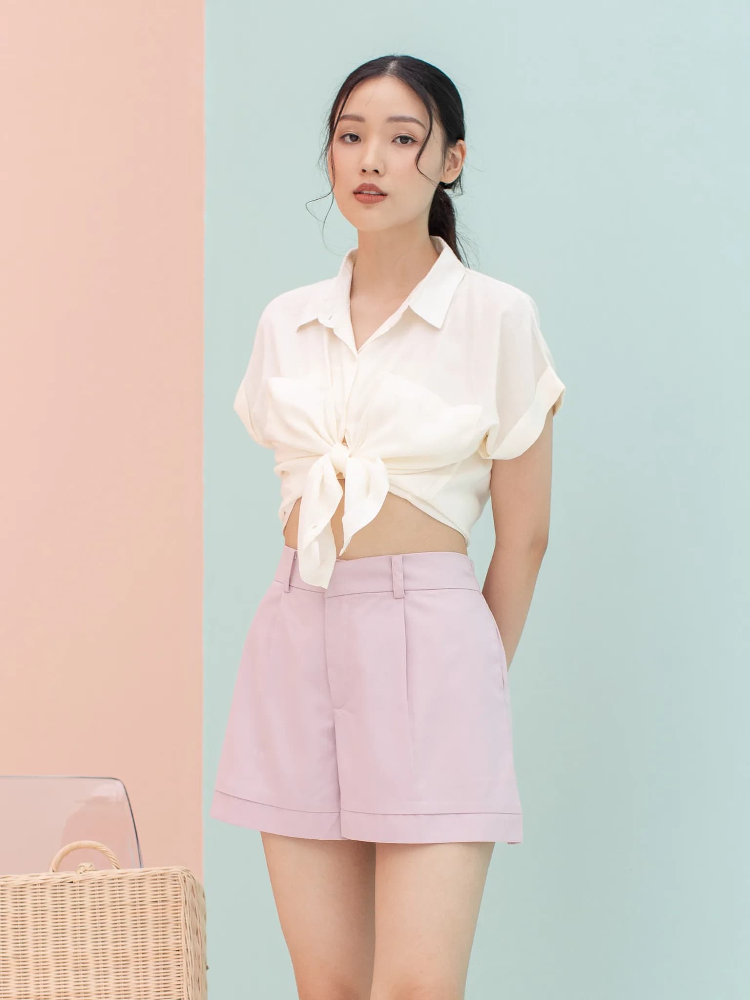 Coco Shorts Pants Lilac