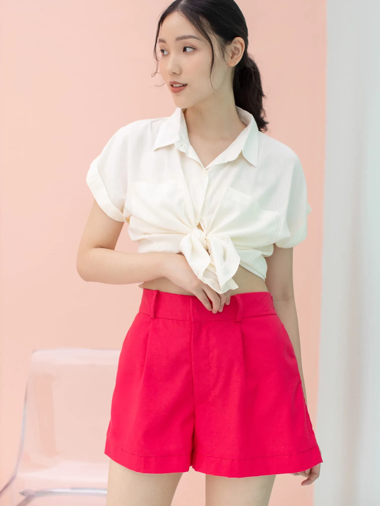 Coco Shorts Pants Fuschia