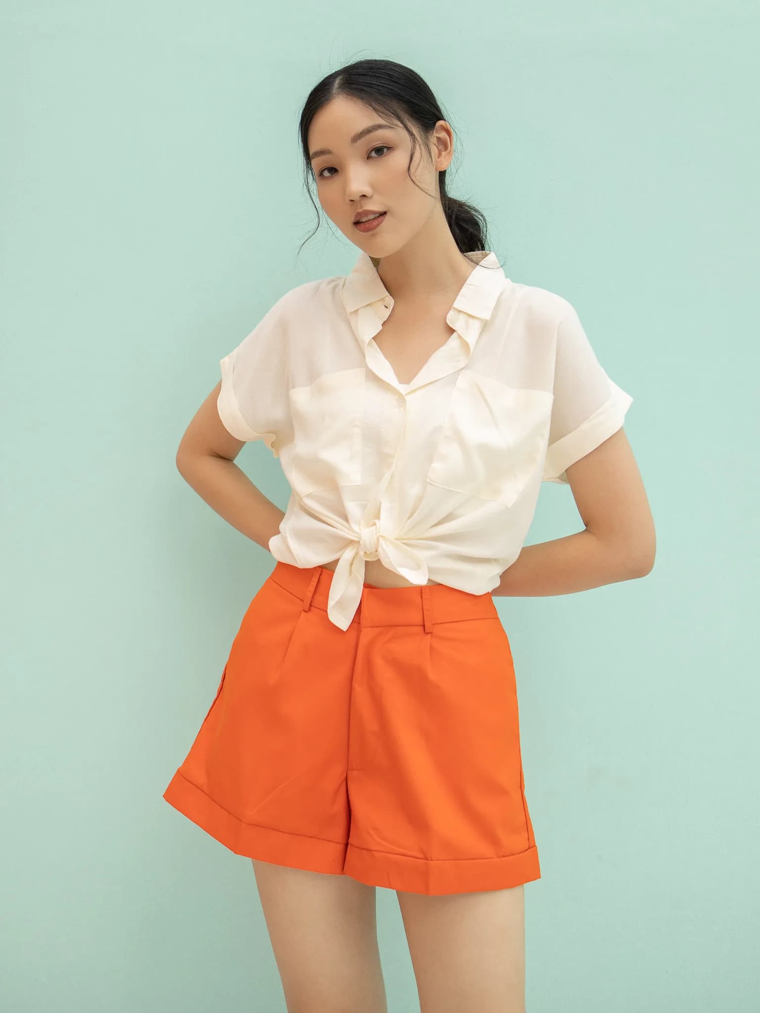 Coco Shorts Pants Orange