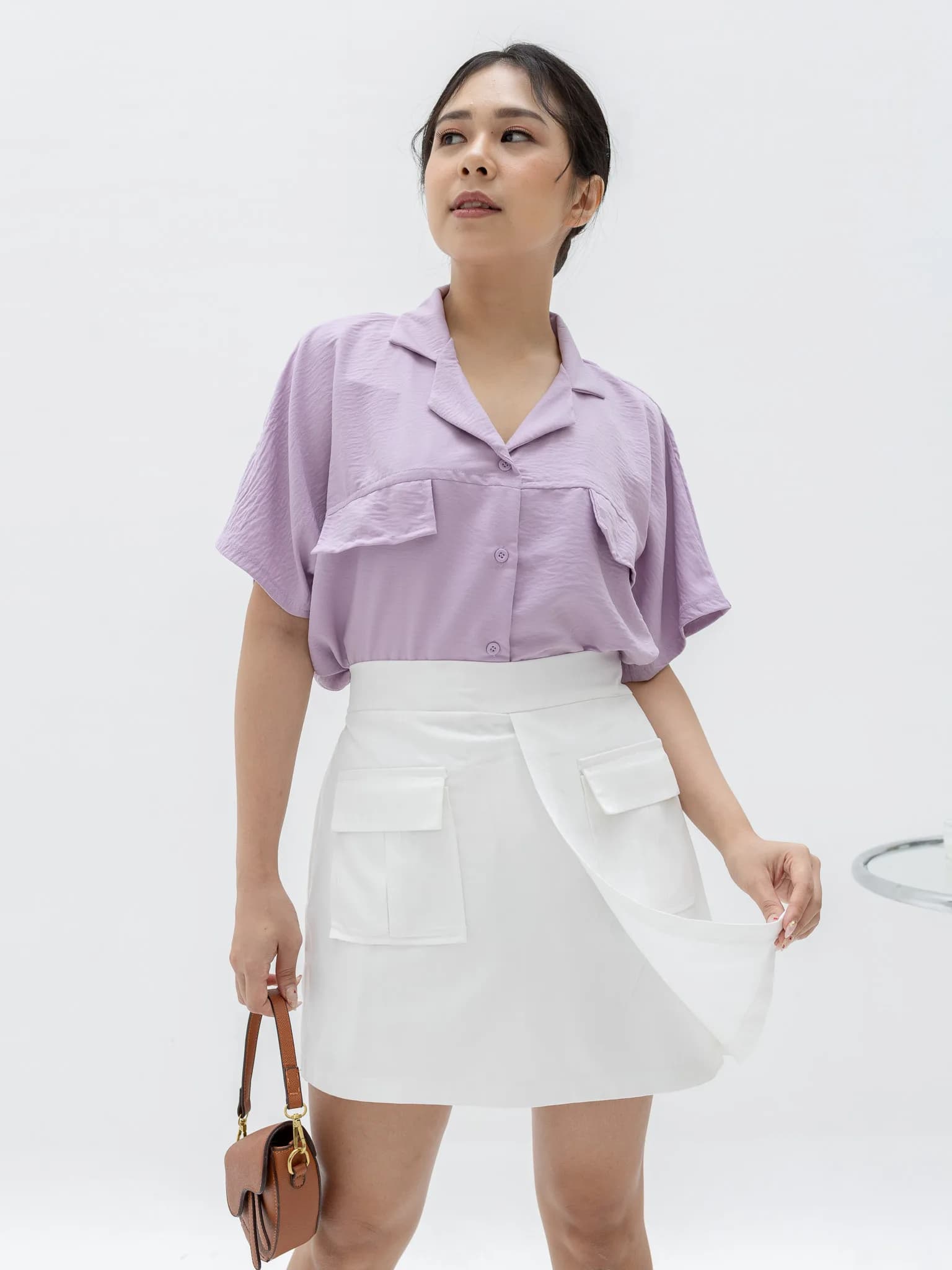 Leighton Skort White