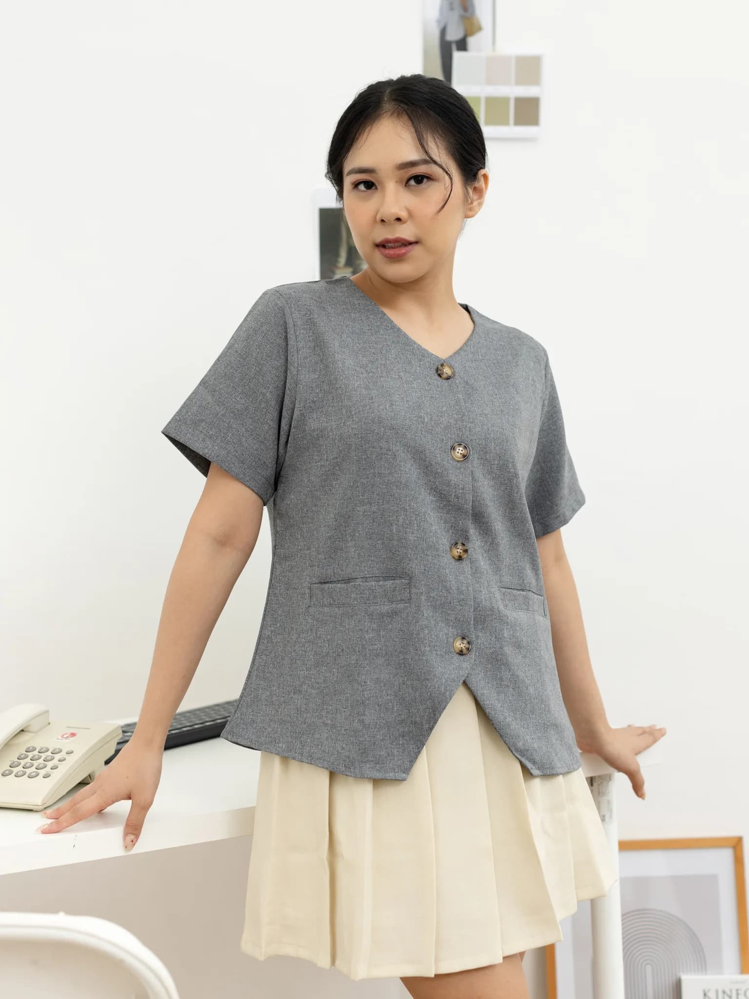 Kamala Shirt Choco