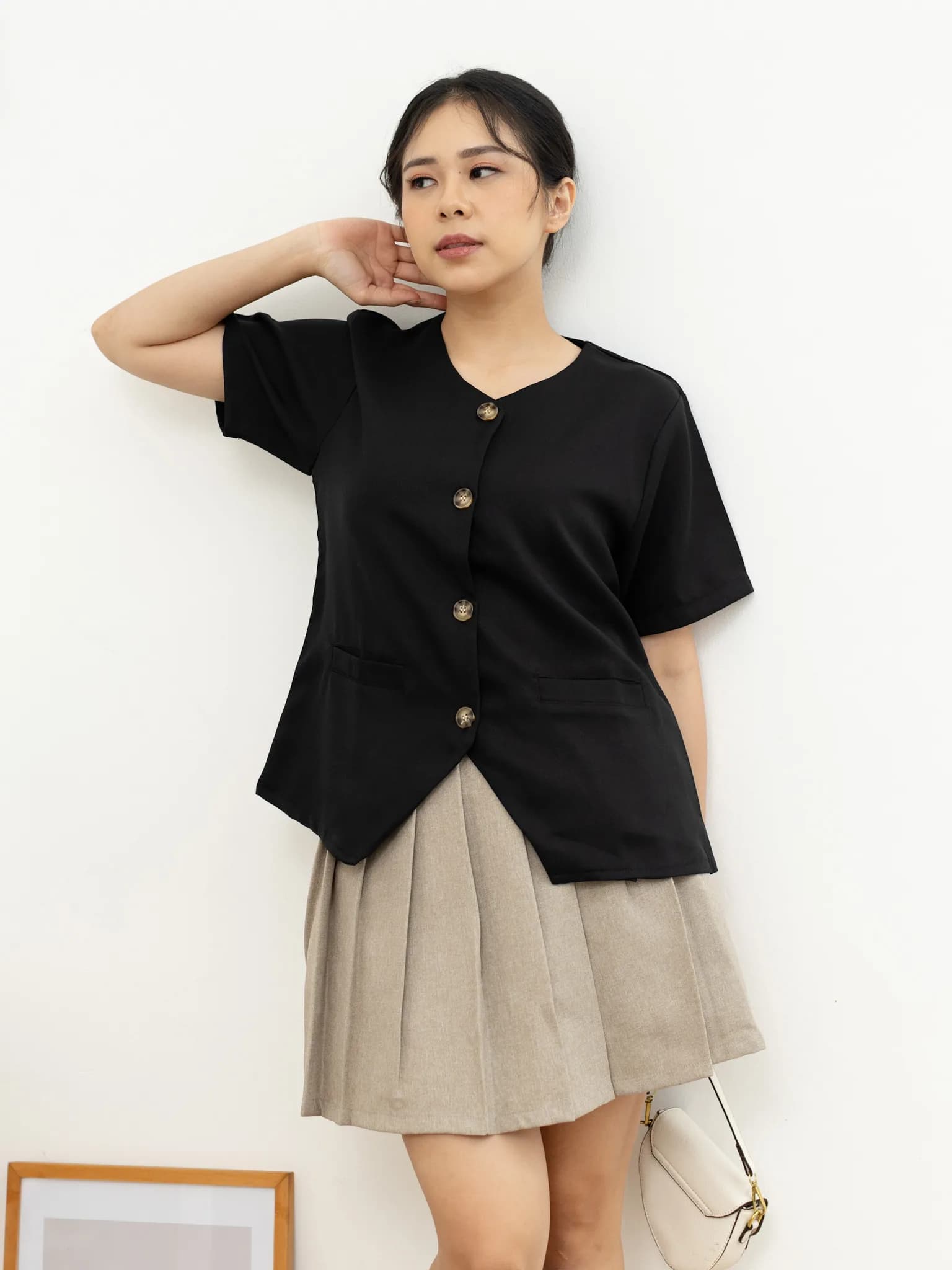 Kamala Shirt Black